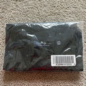 Elizabeth & Clarke QVC Protected With StainTech Black Blouse Top Shirt Plus 26W